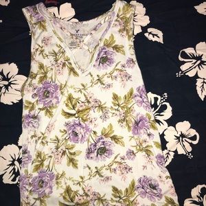Xs American Eagle floral tank top